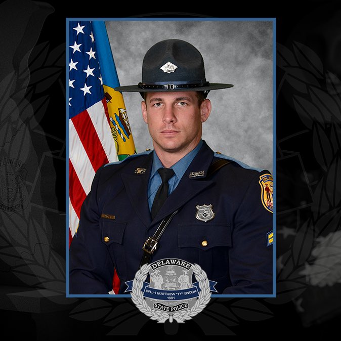 This hero won’t be coming home for Christmas. His wife and one year old daughter will never see him again.

He was murdered for the uniform he was wearing—his final act was to shield others from harm.

Pray for Delaware Corporal Grade One Matthew T. "Ty" Snook and his loved ones.