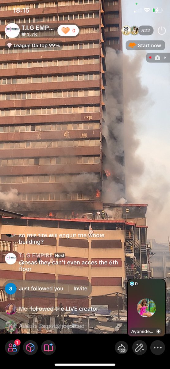 that_ijebu_guy's tweet photo. Great Nigeria plaza.balogun Lagos island market on fire #balogun #balogunmarket #lagosisland https://t.co/AWv6Fh4qeC