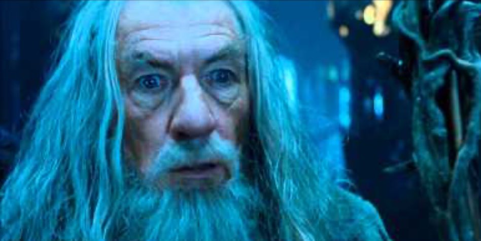 ‘We must deny him Gandalf. We must deny Santa.’

‘Tell me, old friend. When did Saruman the Merry abandon jollymaxxing for Scroogery.’