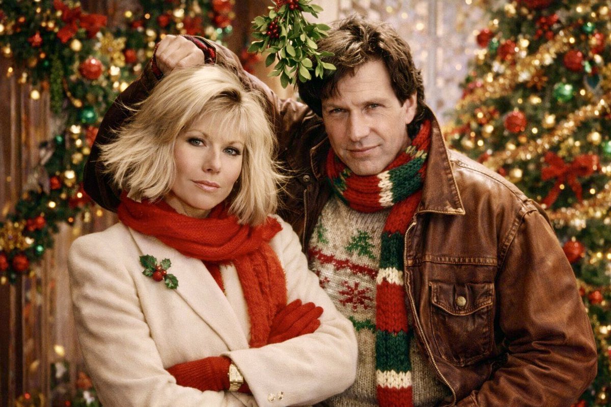 DempMake's tweet image. Dempsey and Makepeace Christmas Edition ✨

Mistletoe tension, shoulder pads, leather jackets, knitted jumpers, peak ’80s camp - crime can absolutely wait!

Wishing everyone a very happy Christmas!