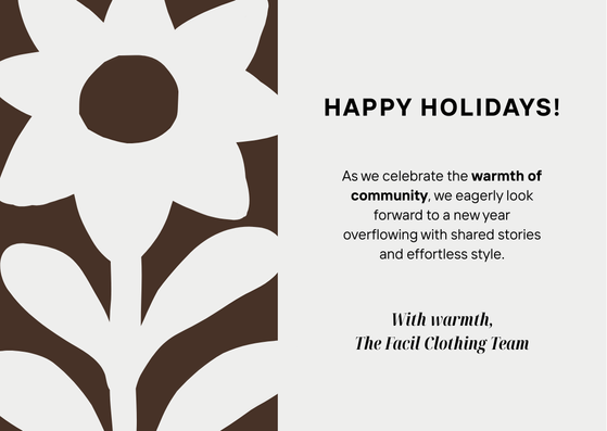 Simplicity is the ultimate sophistication. 

Wishing our global family a joyful Christmas and a vibrant 2026. ✨🎄 

#FacilClothing #Gambia #AfricanHeritage