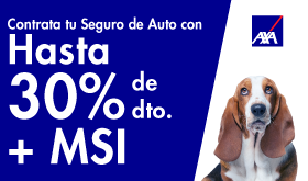 Ahorra en tu Seguro de Auto AXA con ayuda de Rastreator.  
Hasta 30% de descuento y paga a MSI: hasta 12 con Amex, Banorte, HSBC, Santander y Banamex, o 6 con BBVA. 
Del 01 al 31 de diciembre de 2025. 🐶👉 rastreator.mx 
#RastreatorMX #GuauGuau
#SeguroDeAuto