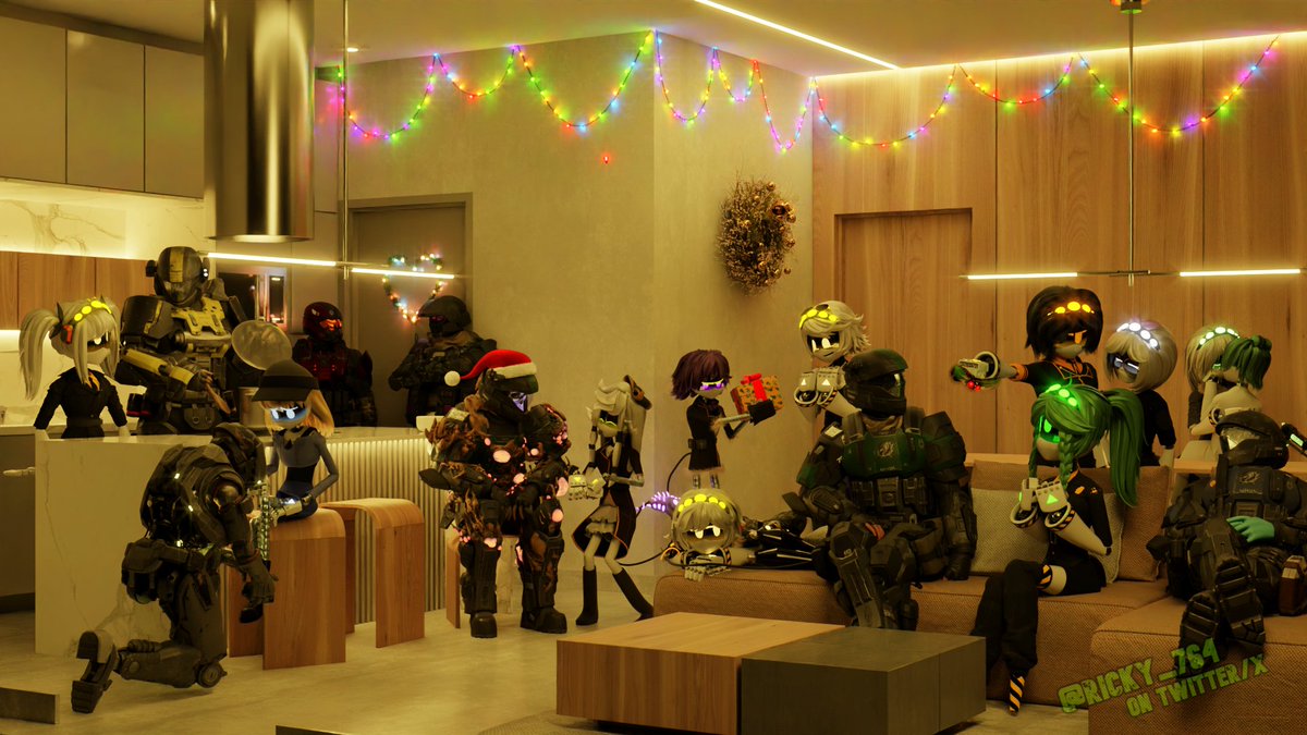 "Merry Christmas and Holidays Lights Out!"
Have a wonderful Christmas, everyone! 💚

#MurderDrones #mdtwt #ProjectLightsOut #Nuzi