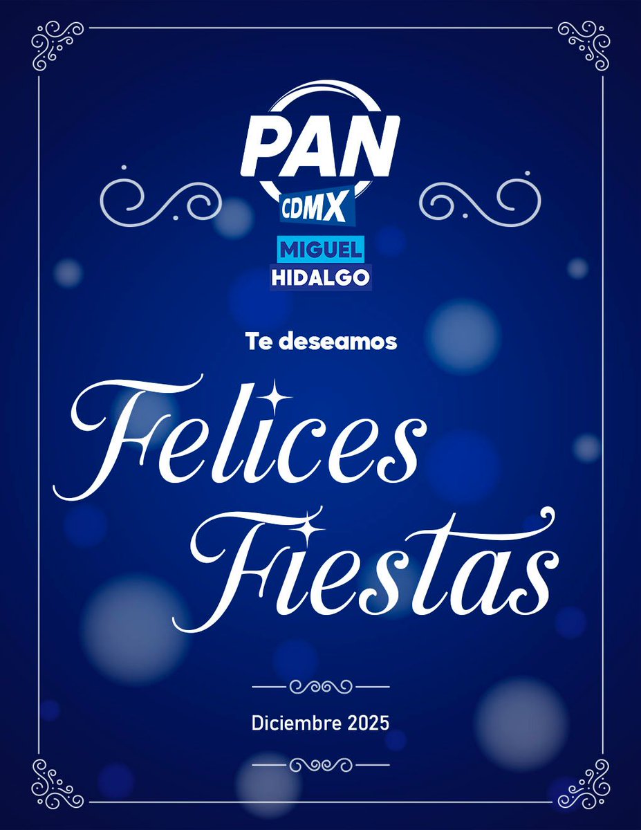 El CDDT en Miguel Hidalgo les desea unas felices fiestas.

Agradecemos su confianza, esperamos que el próximo año venga lleno de salud y nuevos retos.

Reciban un afectuoso abrazo y nuestros mejores deseos para ustedes y sus seres queridos.

#CDDTMH
#PANCDMX