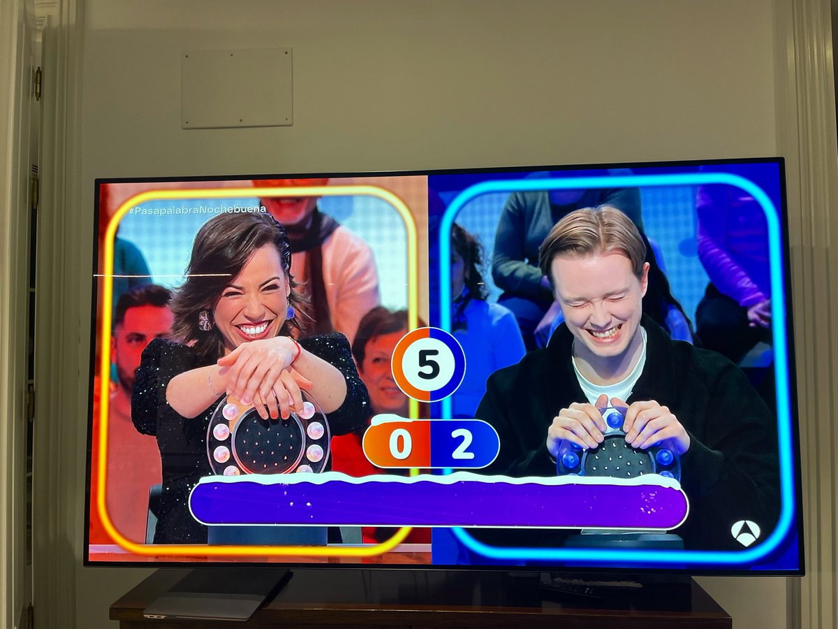 Rosa qué guapa te amo #pasapalabranochebuena