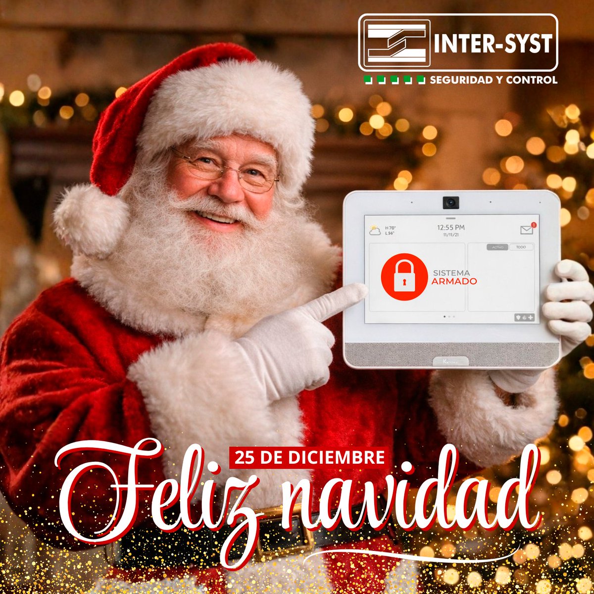 Intersyst_MX's tweet image. Esta Navidad🎄, regala tranquilidad con INTERSYST 

Santa 🎅 pasó por aquí y lo confirmó: nuestros clientes están protegidos con la mejor seguridad ✨

📲 Cotiza GRATIS 229 923 0470

#FelizNavidad2025 #INTERSYST #Seguridad #Veracruz