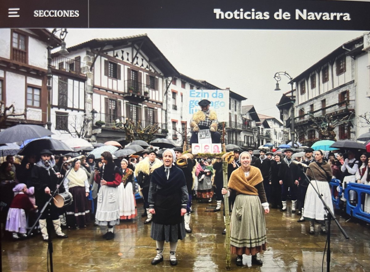 Cuando los proetarras hablen de politizar la cultura y las fiestas, recuérdales mirándoles a los ojos lo que han hecho hoy con el Olentzero en Lesaka.

Que puñetero asco.