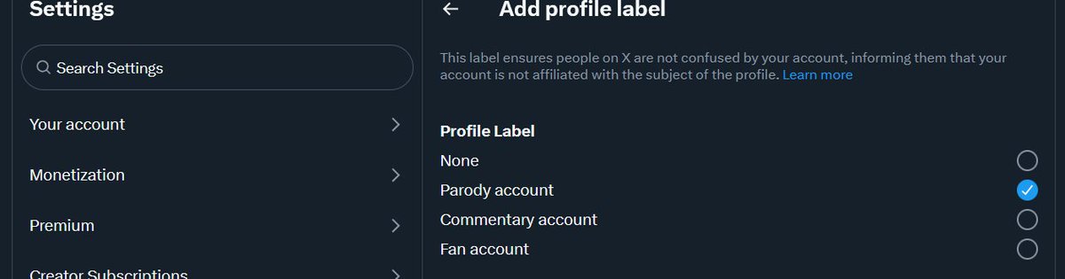 So my fellow #Lewdrp accounts. Be sure to go to your settings and privacy tab then account information on your account, scroll all the way down after verifying your password and tag your account as Parody. Because I did that I can post what I want without being limit labeled.