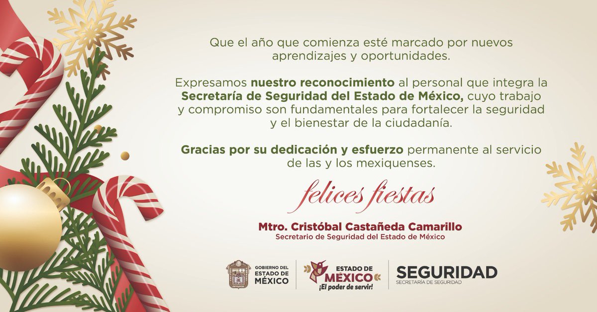 Mtro_CCastaneda's tweet photo. En estas fechas, el trabajo realizado refleja la dedicación y amor por la vocación de servicio. Reconozco y agradezco a cada integrante de esta institución por todo lo logrado este año. 
¡Les deseo felices fiestas, llenas de paz y alegría!

#ElPoderDeServir 🎄 https://t.co/ap40JwGaEQ