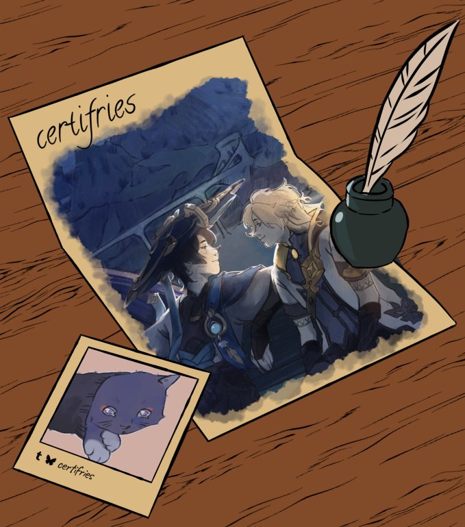 ConnectionsZine's tweet photo. 🍂 Introducing our SFW Cover Artist, Certifries! 🍂

#genshin #genshinimpact #genshinzine #rarepairs #fanzine https://t.co/26oauQqH1t