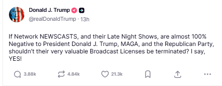 Naively, I assumed it was customary to wait at least 24 hours after lecturing Europeans on free speech before attempting to "terminate" journalists critical of you.