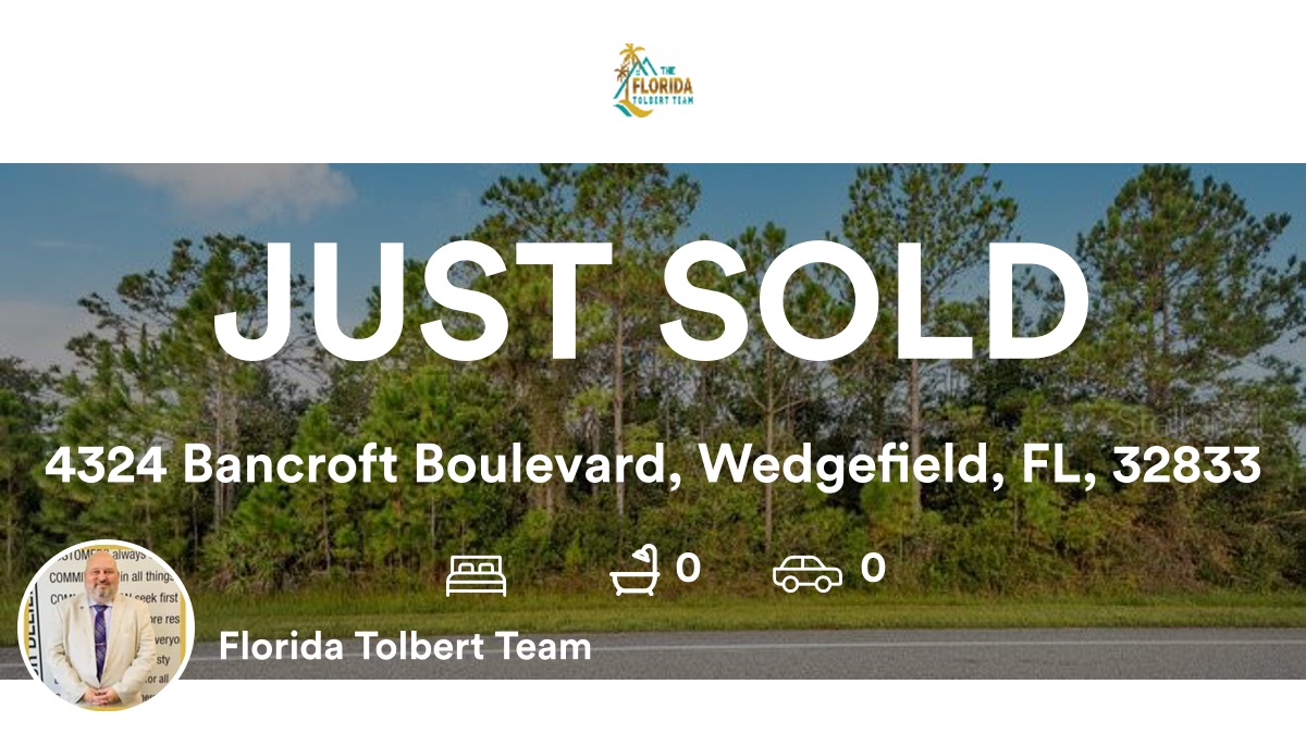 📍 4324 Bancroft Boulevard, Wedgefield, FL, 32833

Our team’s latest sale on RateMyAgent
NAR 276512930
rma.reviews/wr1jltvhn4w9

...
#ratemyagent #realestate