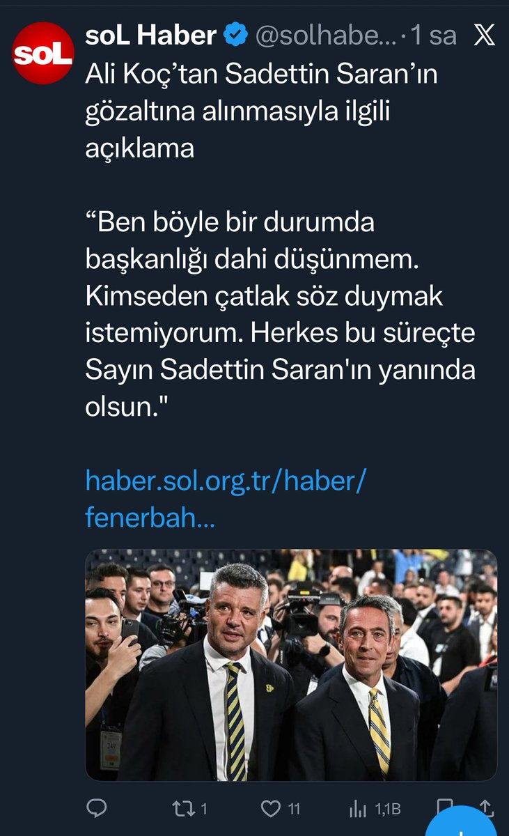 Arno tweet media
