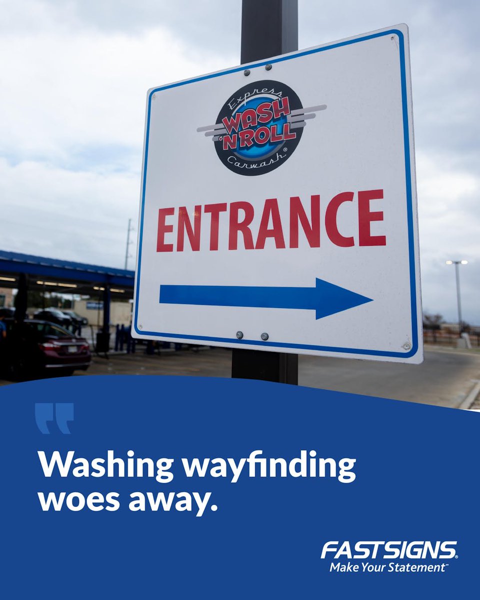 FASTSIGNS's tweet image. Radiate bold personality with custom signage that directs, informs, and adds color-driven impact to every experience.

fastsigns.com/blog/about-pro…
 
#MakeYourStatement #CustomSigns #WayfindingSignage