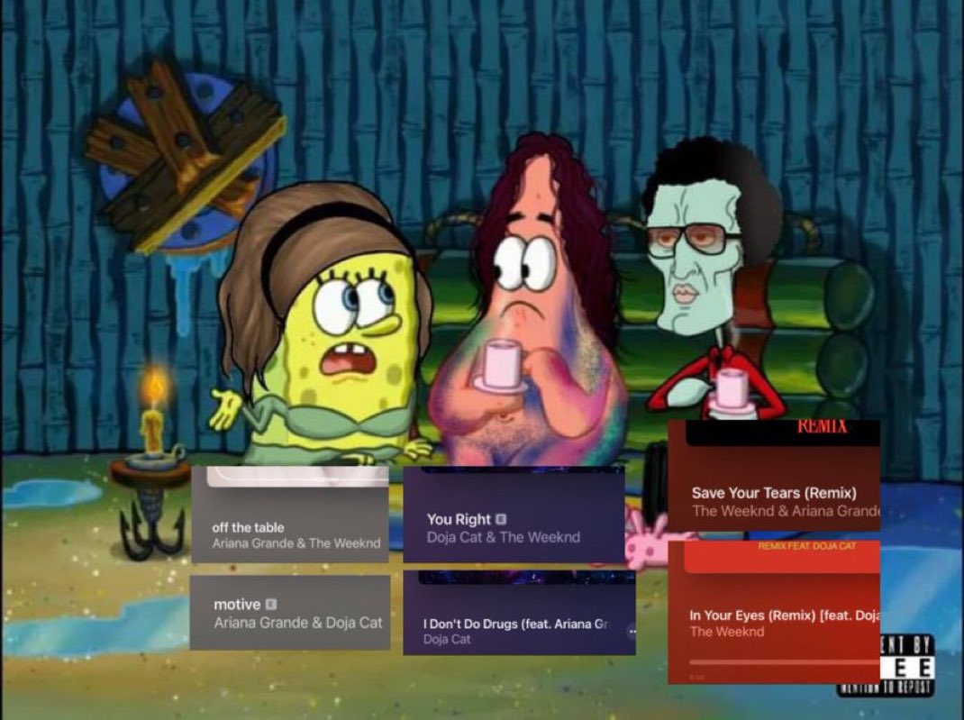 dojaspetcat's tweet image. This trio was iconic in 2021