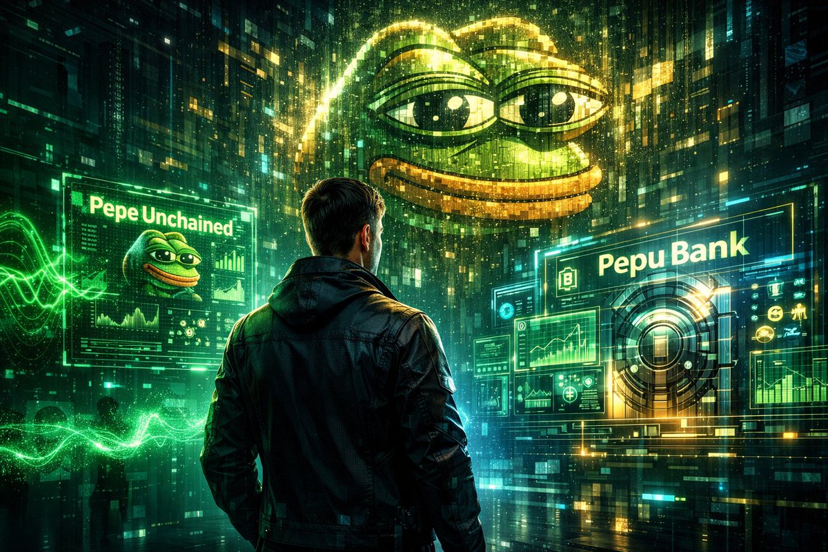 If you’re early, you listen.
If you’re smart, you research.
If you’re late, you cope.

Pepe Unchained + Pepu Bank is not hype, it’s structure.
Smart money studies. Dumb money chases.

We’re building while you’re scrolling.
We’re positioning while you’re doubting.
Get in early or