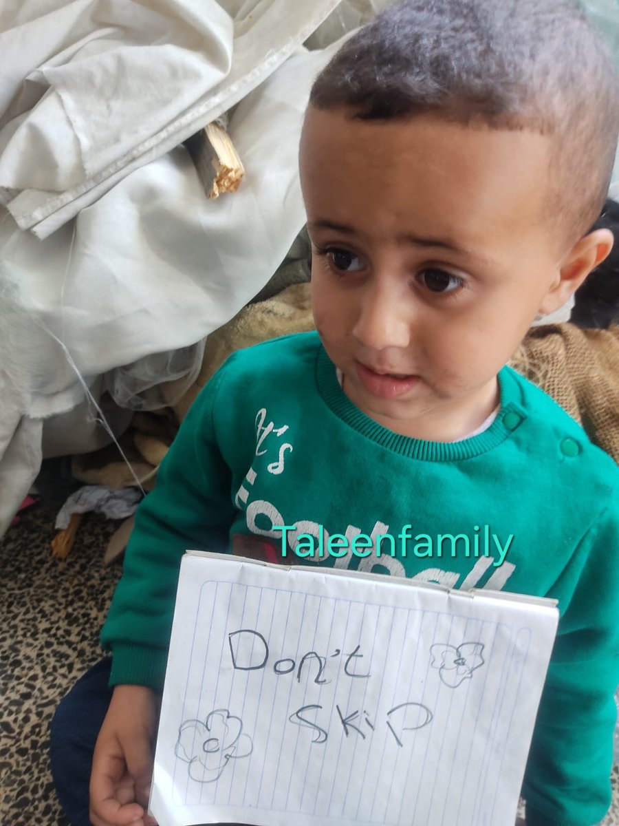 Please help me and my son Mahmoud if you can.  
Mahmoud needs milk.  
Mahmoud needs food.  
Mahmoud needs medicine.  
Please... just 3 replies — even dots — could save Mahmoud from dying. 💔

chuffed.org/project/taleen