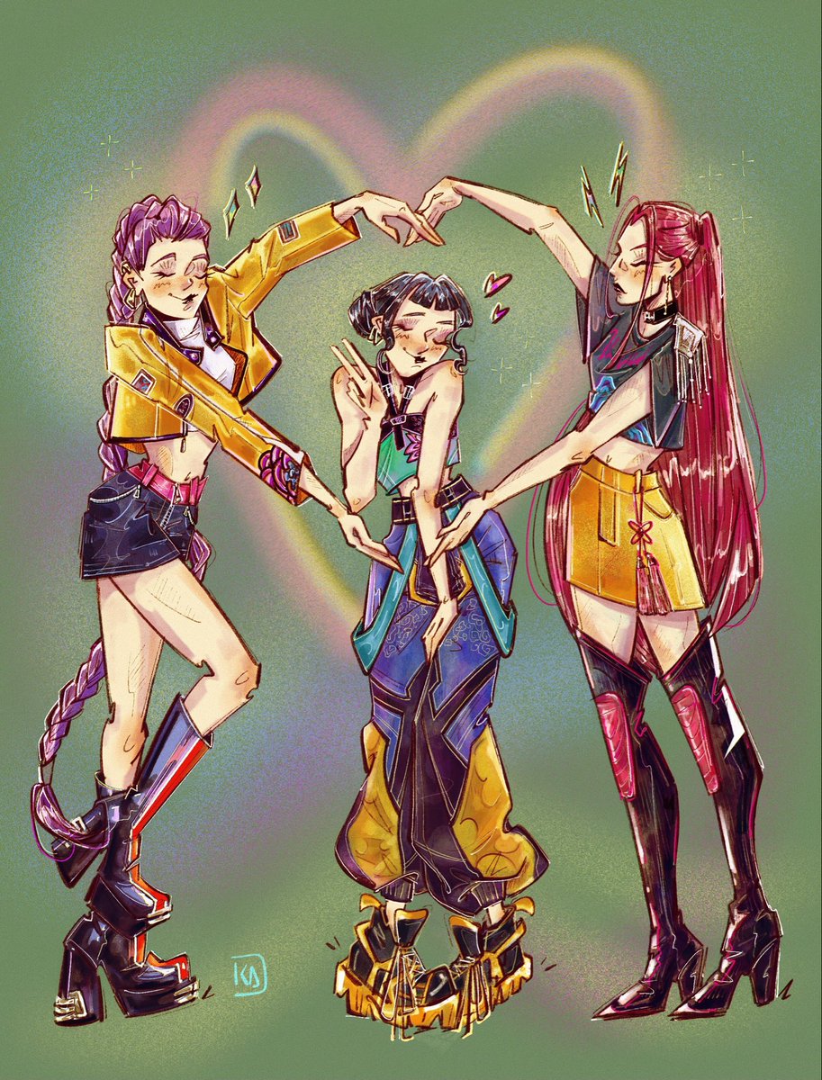 _ka__art8's tweet image. ✨💞 #KPOPDEMONHUNTERS #huntrix