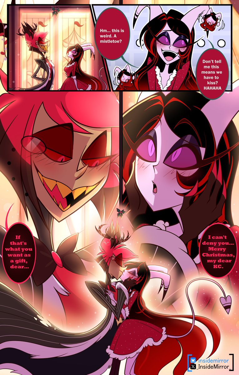 TacoBellKc's tweet image. 🎄 Merry Christmas from Kc! 🎄
Artist - @_InsideMirror_  
#fy #kc #oc #fyp #alastor #radiostone #hazbinhotel #kcmoonstone