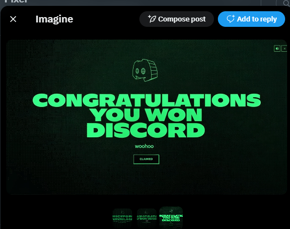 Pixel2Pale's tweet image. nevermind guys i won #discordcheckpoint