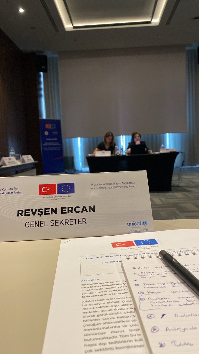 UNICEF tarafından düzenlenen Yargısal Süreçlerde Çocuklar için Koruyucu ve Onarıcı Yaklaşımlar konulu çalıştaya ; Çocuk Hakları Komisyonu adına Genel Sekreterimiz Av. Revşen Ercan katılım sağlamıştır.

<a href="/UrfaBarosu/">Şanlıurfa Barosu Başkanlığı</a> 
<a href="/unicefturk/">UNICEF Türkiye</a> 
<a href="/rewsenrcn/">Av. Rewşen ERCAN</a>