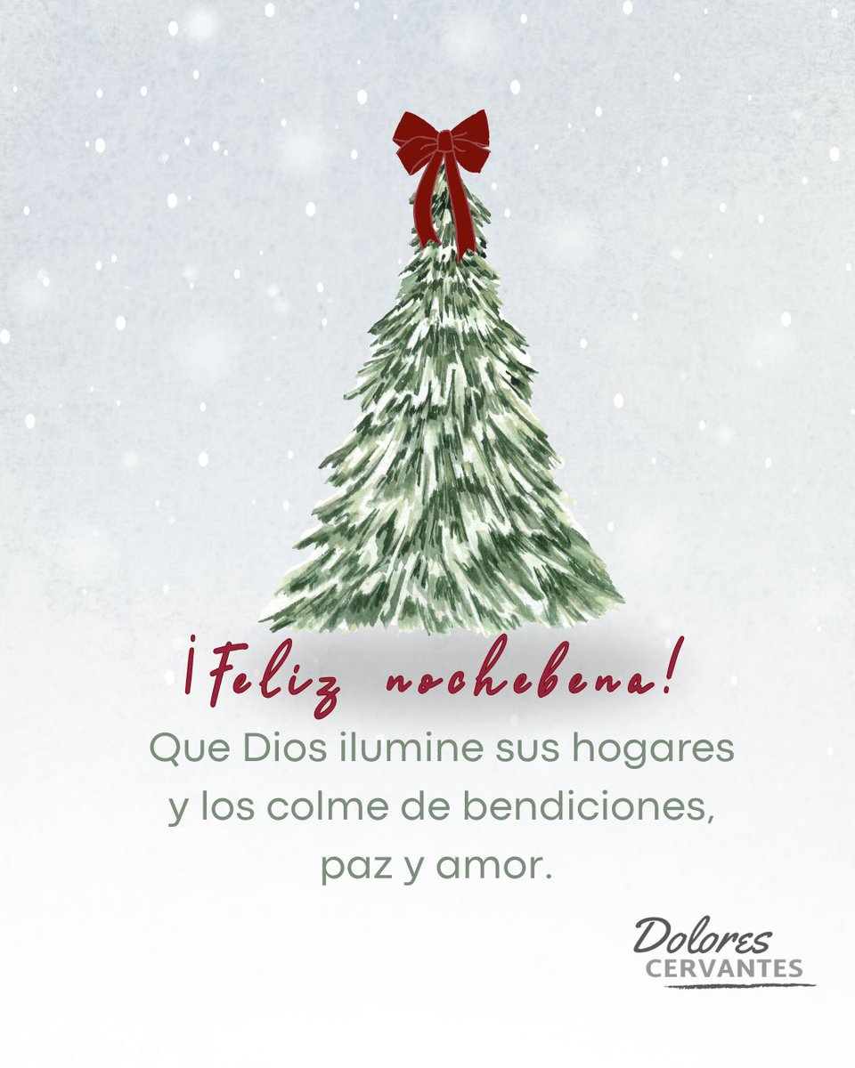 Que este día esté lleno de amor en sus hogares🎄✨