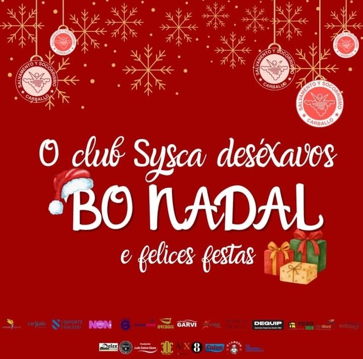 BO NADAL! 

Desde o <a href="/ClubSysca/">Club Sysca</a> queremos desexarvos a tod@s un bo Nadal e felices festas!