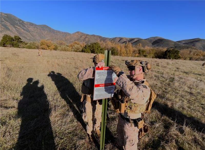 JointTFSB's tweet image. #JTF_SB has the watch. A new 760-acre National Defense Area is established in CA under @NavyRegSW. Alongside @USNorthernCmd and @CBP, our #Servicemembers are working 24/7 to secure the #SouthernBorder. #NationalSecurity #WeHaveTheWatch