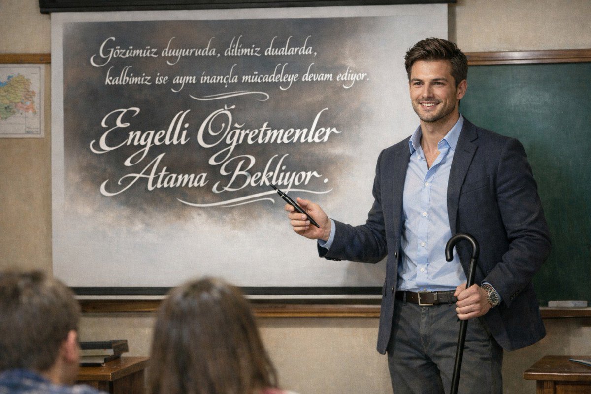 Devlet, engelli öğretmeni görmezden gelemez.
<a href="/Yusuf__Tekin/">Yusuf Tekin</a> <a href="/MahinurOzdemir/">Mahinur Özdemir Göktaş</a> <a href="/RTErdogan/">Recep Tayyip Erdoğan</a> <a href="/dbdevletbahceli/">Devlet Bahçeli</a> <a href="/EmineErdogan/">Emine Erdoğan</a> <a href="/yasaryldrmMHP/">Yaşar Yıldırım</a> <a href="/PrfDrFilizKilic/">Prof. Dr. Filiz KILIÇ</a> <a href="/LeventUysalNEV/">Levent Uysal</a> <a href="/_cevdetyilmaz/">Cevdet Yılmaz</a> <a href="/mehmetsimsek/">mehmetsimsek</a>
#MEBEngelliÖğretmeneBütçe