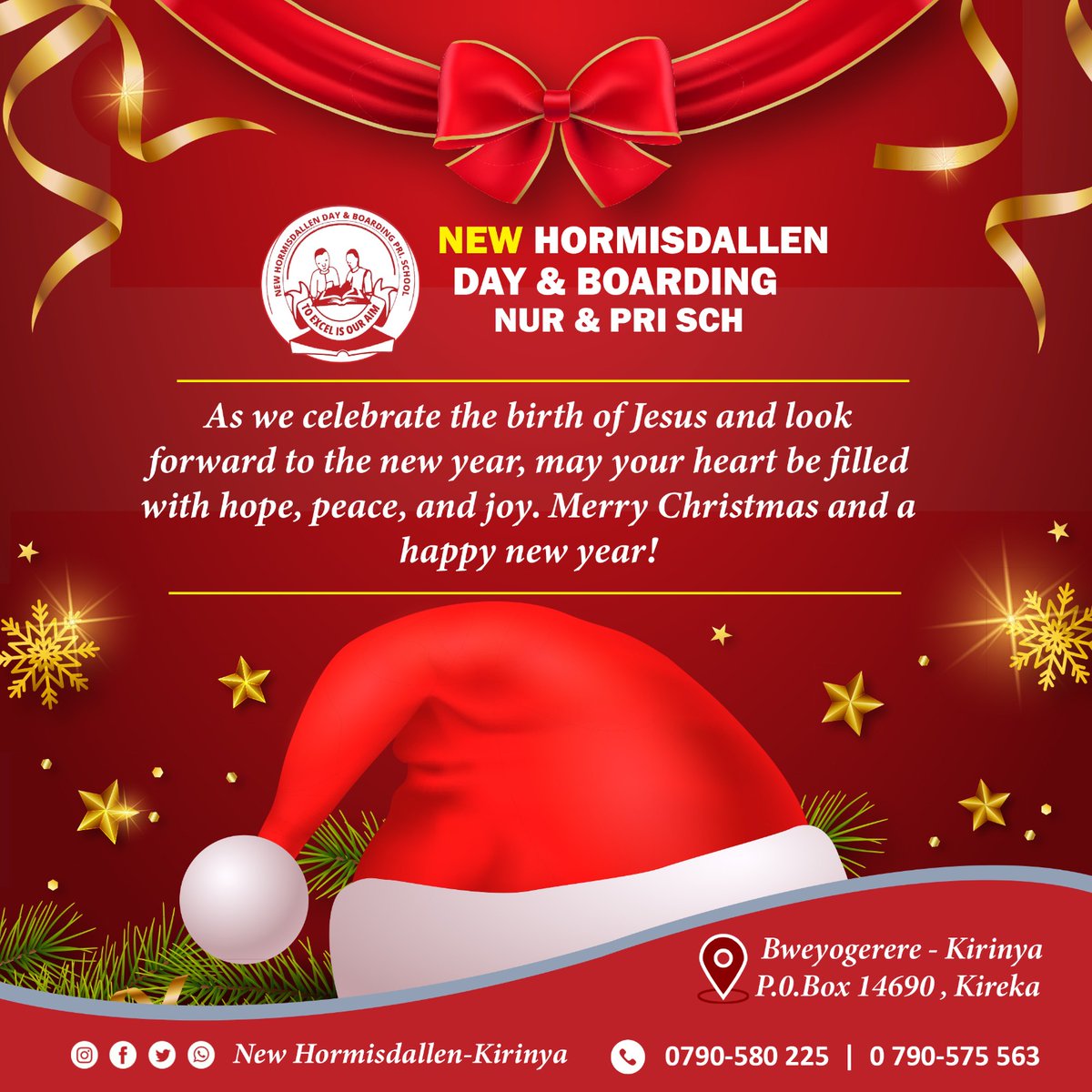 Jingle bells from New Hormisdallen Primary School Kirinya