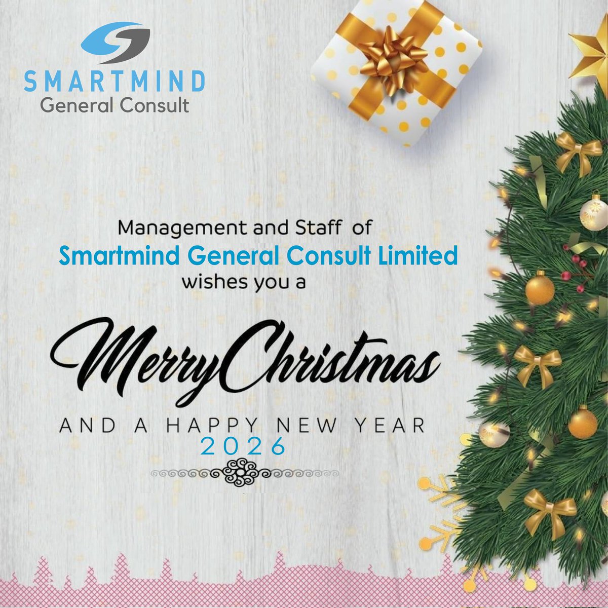 Dear Smartmind Clients, Friends and well-wishers, We wish you a Merry Christmas and a Happy New Year 2026.