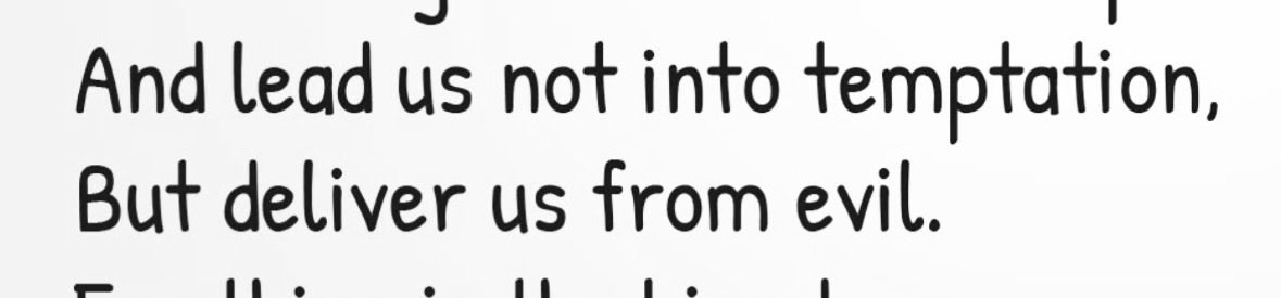 Rob_W_Smith's tweet photo. I really don’t understand the inclusion of the word “but” in this part of the Lord’s Prayer… 🤷‍♂️ https://t.co/r7OUu7xOxP