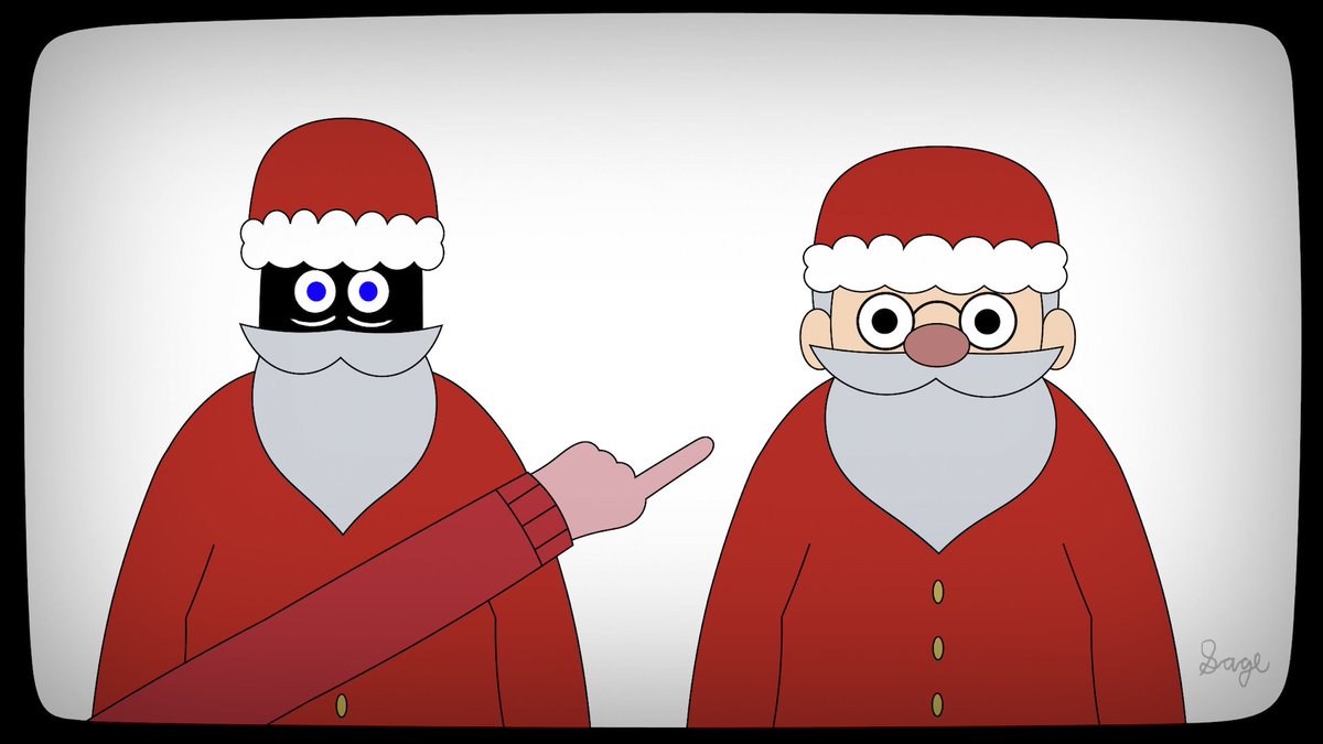 Keynimation's tweet photo. Christmas is almost here...

Can you guess who is NOT the real Santa?

#JackboxFanart #FakinIt https://t.co/pXVnohEv0W