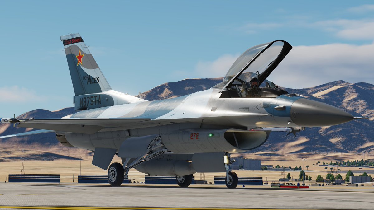 BandogAwacs's tweet image. A bit screwed up going into the Holiday week, but new F-16 for your Private-Air-Force consideration. 

Top Aces 'Flanker Blue', up on Userfiles now.

#DCS #DCSWorld