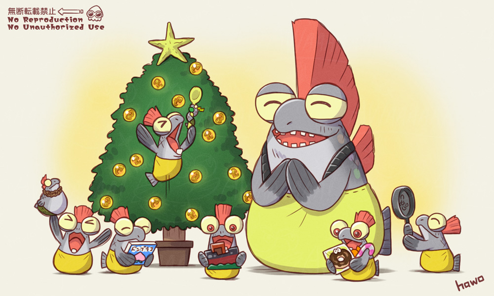 ドスコイ母さん家のクリスマス🎄
よかったねコジャケちゃんたち