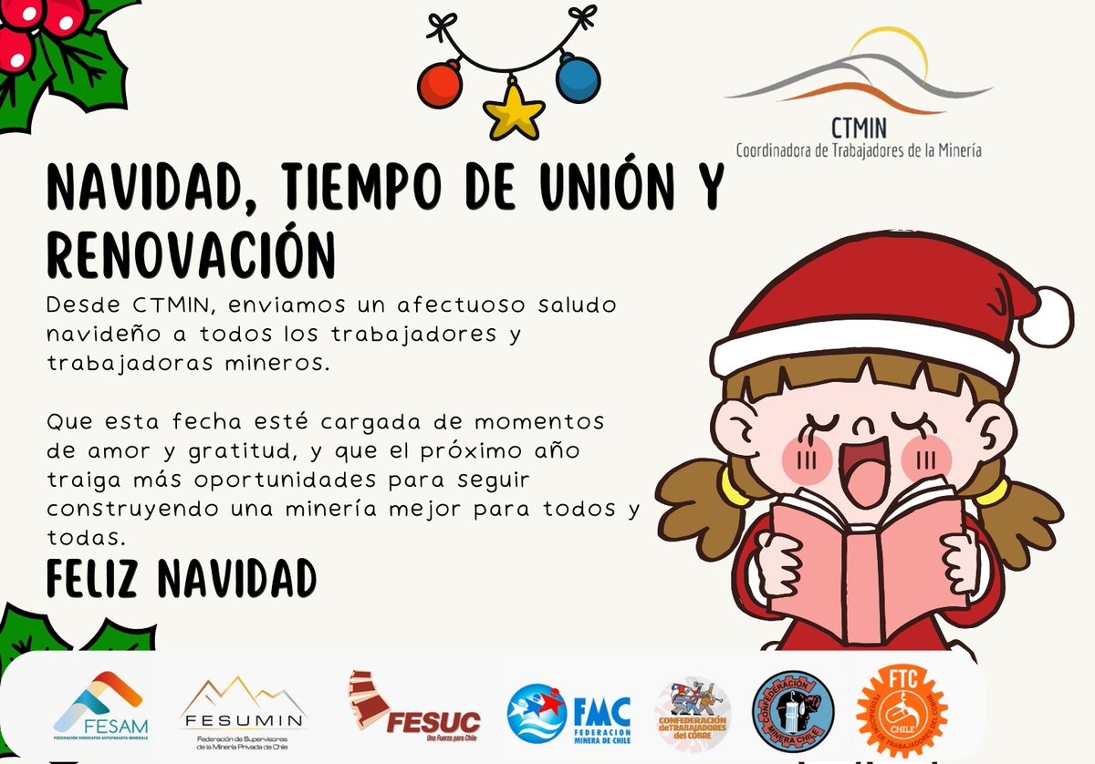 CTMIN_Chile's tweet image. FELIZ NAVIDAD!
