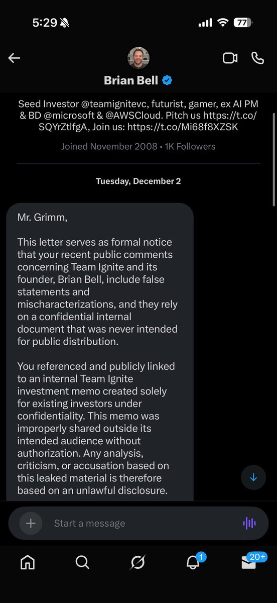 Matt Grimm tweet media