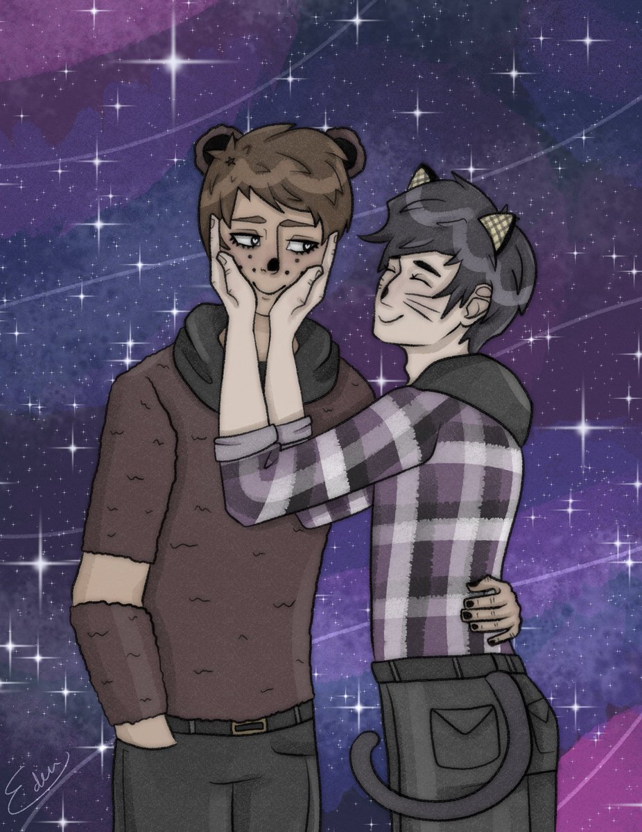 edensnotonfire's tweet photo. the phartists’ club discord server held a secret santa and i was @_kerivari’s santa! ❤️ here was my gift to her!!! happy holidays! 🎄〰️
#phanart https://t.co/00WP1NTIgC
