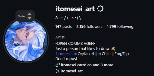 Itome Sei(´•(ェ)•`)/ C0MMS OPEN tweet media