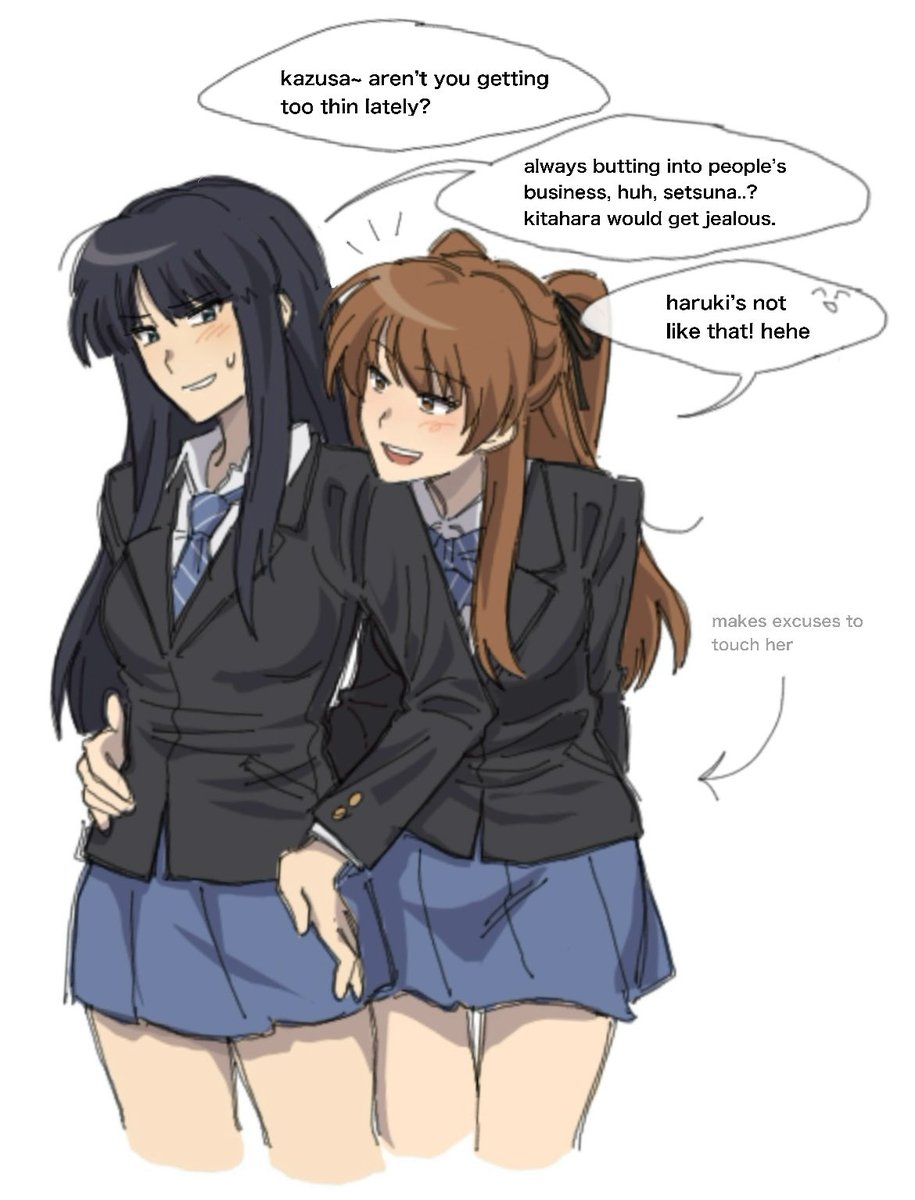 imaishikis's tweet photo. it’s the season of white album 2 yuri☺️ https://t.co/8kEKcCR5lH