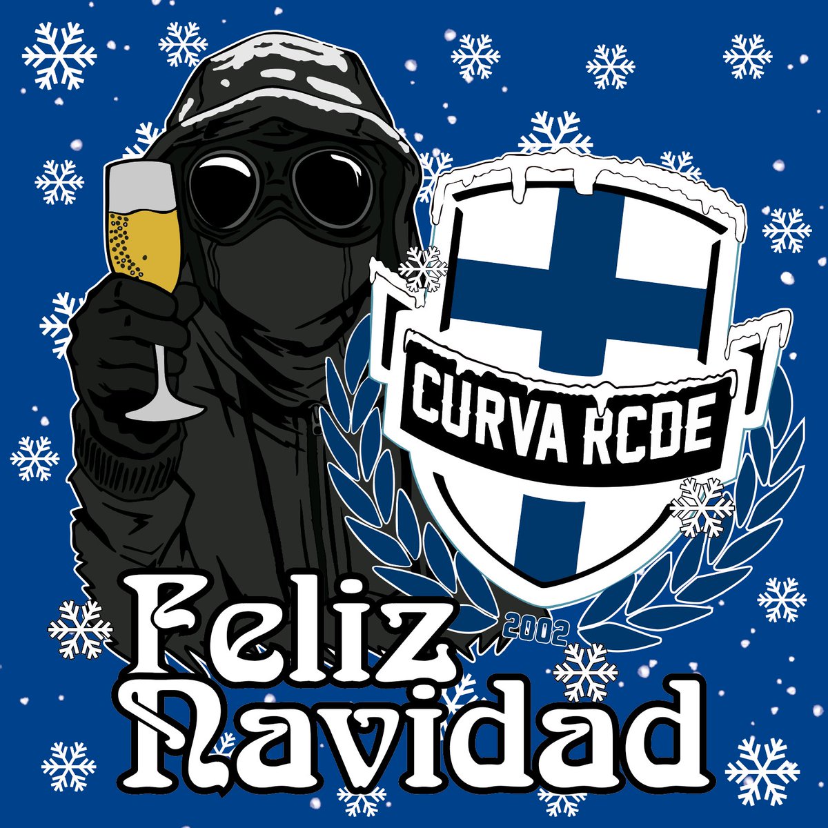 CurvaRCDE's tweet image. FELIZ NAVIDAD FAMILIA PERICA.
Siempre fieles a un escudo.