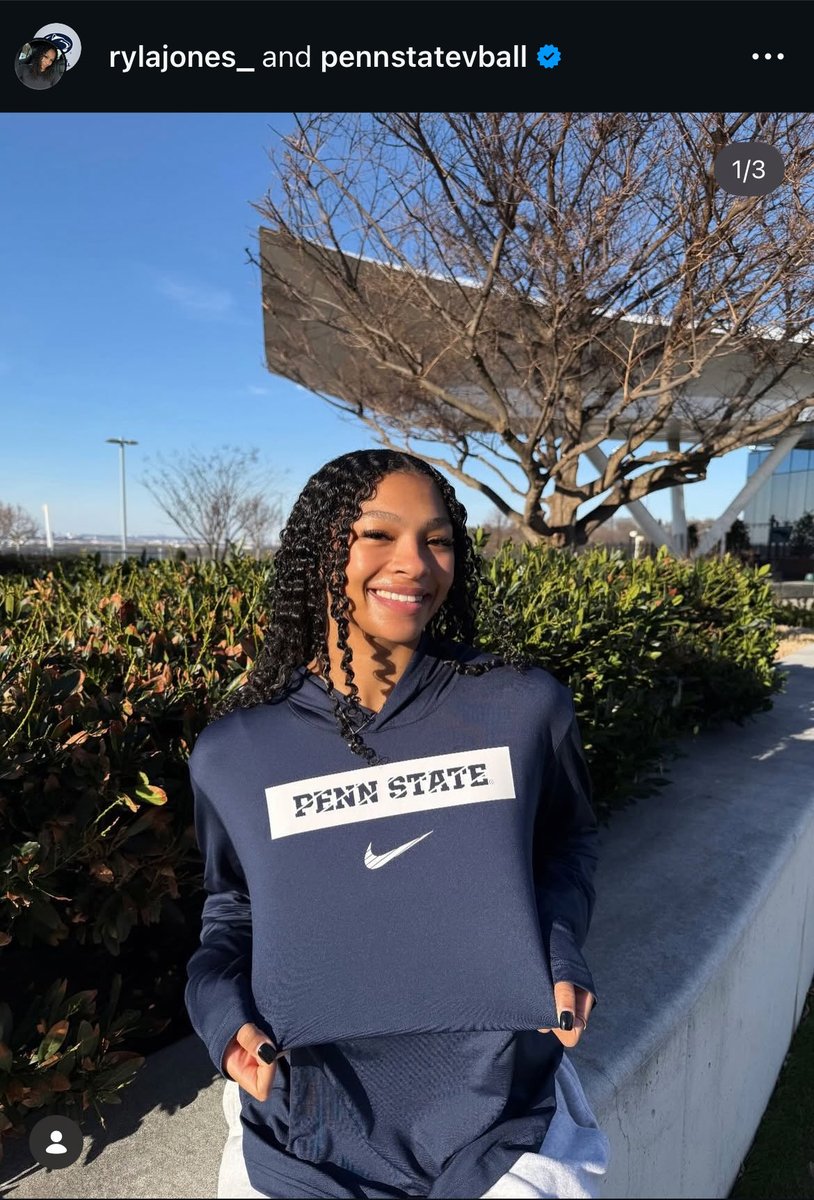 Aj_piazza31's tweet photo. BREAKING: Ryla Jones has transferred to Penn State 

The middle blocker will stay in the keystone state coming over from Pitt https://t.co/zv01ycgSJo