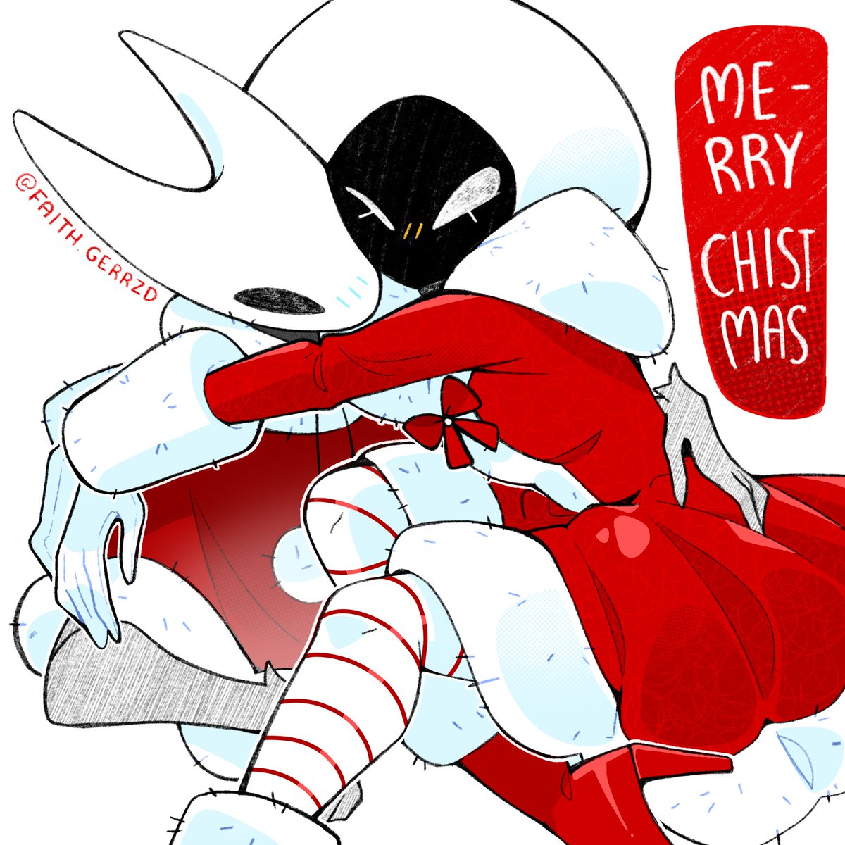 FaithGerrzd's tweet image. No suelo hacer cosas festivas peeeero~ 
.
(Versión de patreon en los próximos días)
.
#silksong 
#hollowknightsilksong 
#hollowknight