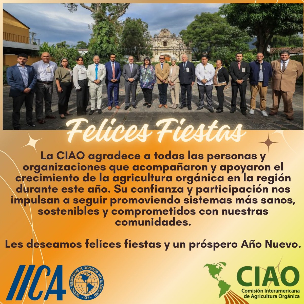 Hoy expresamos nuestro agradecimiento a todas las personas, instituciones y organizaciones que contribuyen al fortalecimiento de la agricultura orgánica🌱.Su compromiso sostiene un modelo de desarrollo sostenible y con impacto positivo en las comunidades 🌎🤝

Felices Fiestas🎄✨