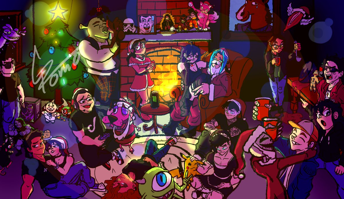 KimFirePunch1's tweet photo. !!AL FIN lo logramos, después de 28 horas en LIVE en Tikitokis, Tenemos hecha !!!LA OBRA!!! Llamada #LaCabañitadeKim
Un experimento donde todos me ayudaron a dibujar muchos cameos curiosos, les agradezco mucho a mis #Chiaketines Por acompañarme... LOS QUIERO BANDA!!!! https://t.co/7Ieonmi8JN