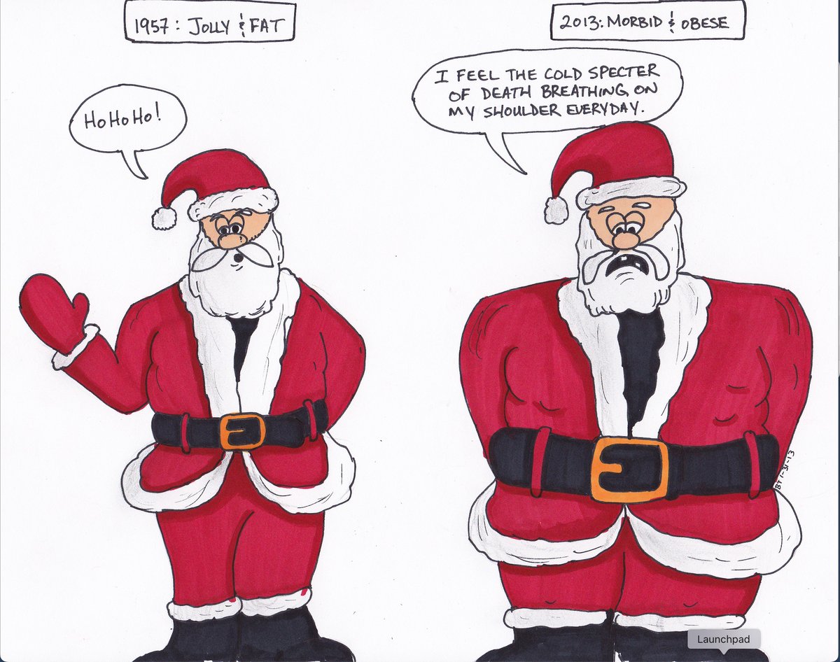 Happy Xmas! Here's a comic I drew 12 years ago when I used to draw for the hell of it. #xmas #santa #PereNoel
