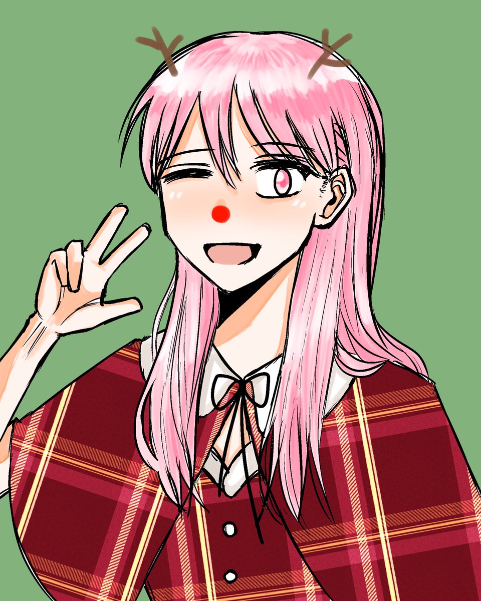 크리스마스 모모이 낙서…입니다