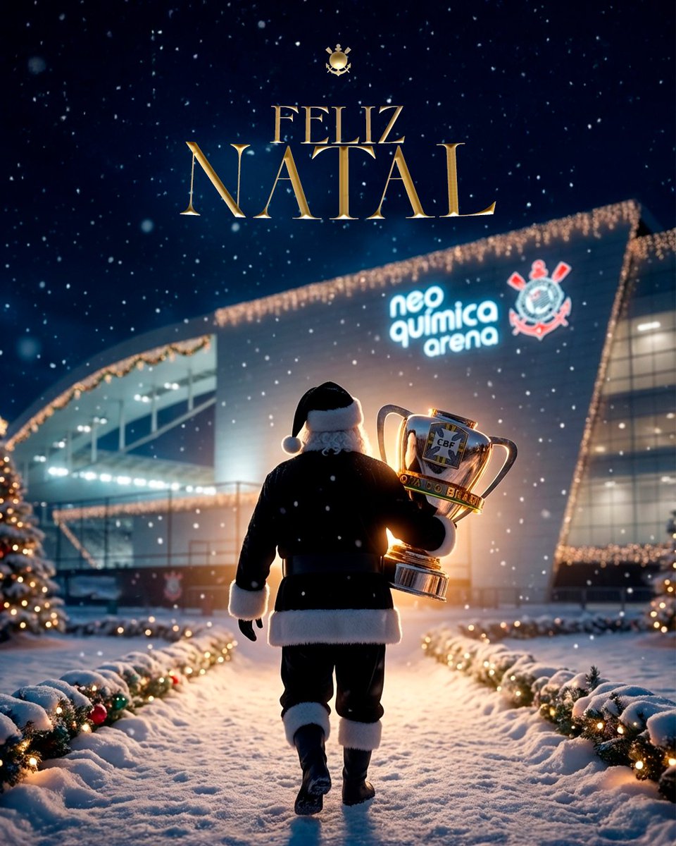 Feliz Natal, Fiel Torcida! 🎅

Que todos vocês celebrem ao lado de quem amam com saúde, paz e muita energia para seguir apoiando o Timão em todos os momentos.

Que venha mais um ano de luta, amor e Corinthians no coração. 🖤🤍

#VaiCorinthians
