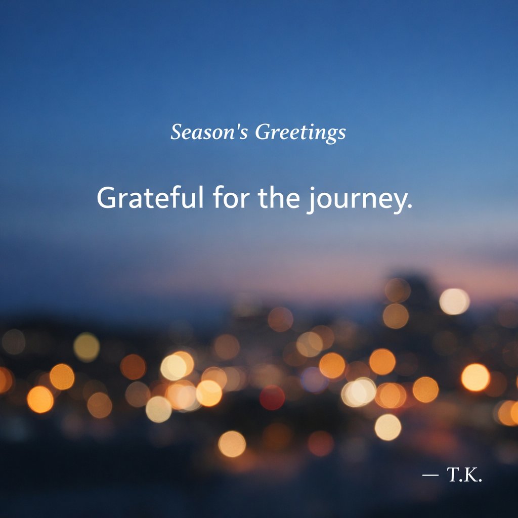 As Christmas approaches, I pause to reflect — not only on what this year brought, but on what it quietly asked of us.
Some years test our resilience more than others. They remind us what truly matters: integrity, trust, and the people who stand beside us when things aren’t