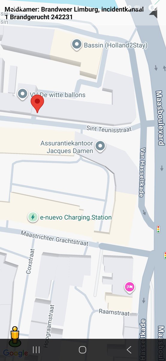 Brandgerucht met inzet brandweer